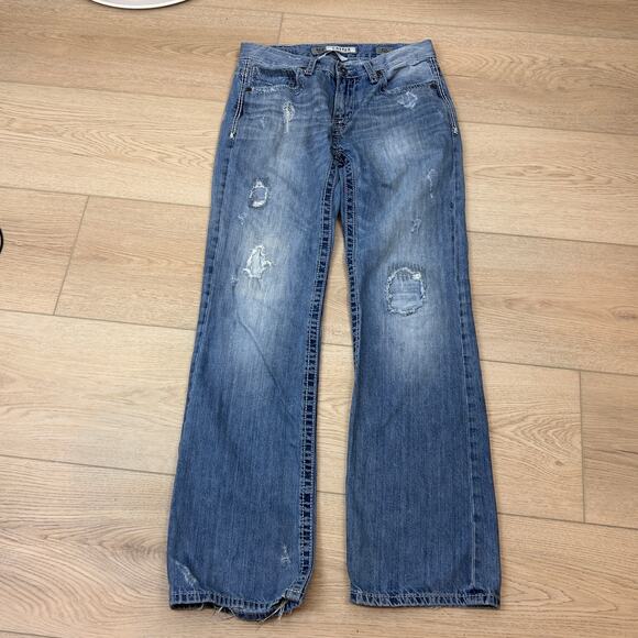 BKE Denim Jeans Carter Bootleg 32 Long - Picture 3 of 10